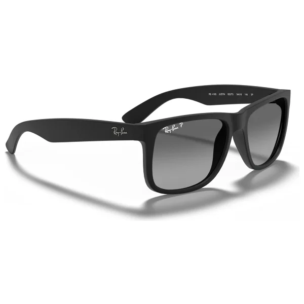 Ray-Ban Justin 4165 622/T3 Black-Light Grey Polarize Güneş Gözlüğü - Görsel 9