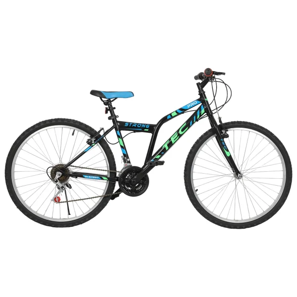 Belderia Tec Strong 26" Jant 21 Vites V-Fren Siyah-Mavi Dağ Bisikleti - Siyah - Mavi - Görsel 4