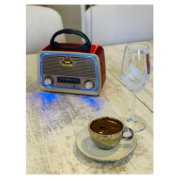 Knstar Mini Ledli Radyo - Görsel 3