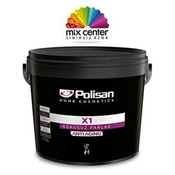 Polisan X1 Beyaz Panel Kapı Boyası Su Bazlı İpek Mat 2.5 L Amerikan Kapılar İçin Özel - Görsel 2