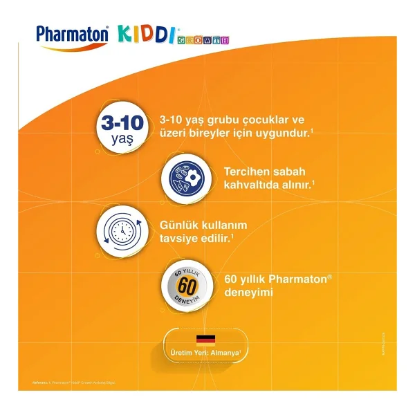 Pharmaton Kiddi Multivitamin Şurup 200 Ml - Görsel 2