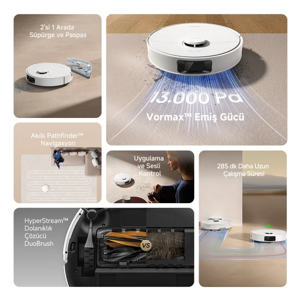 Dreame D20 Akıllı Robot Süpürge - Görsel 9