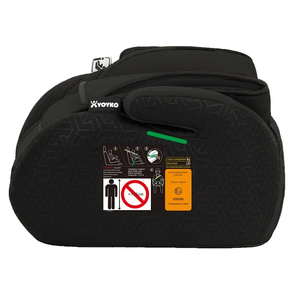 Yoyko Premium Booster I-Size Siyah 15-36 Kg Oto Koltuğu Yükseltici - Görsel 5