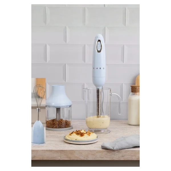 Smeg 50's Style Hbf03pbeu 700 W Mavi El Blender Seti - Görsel 4