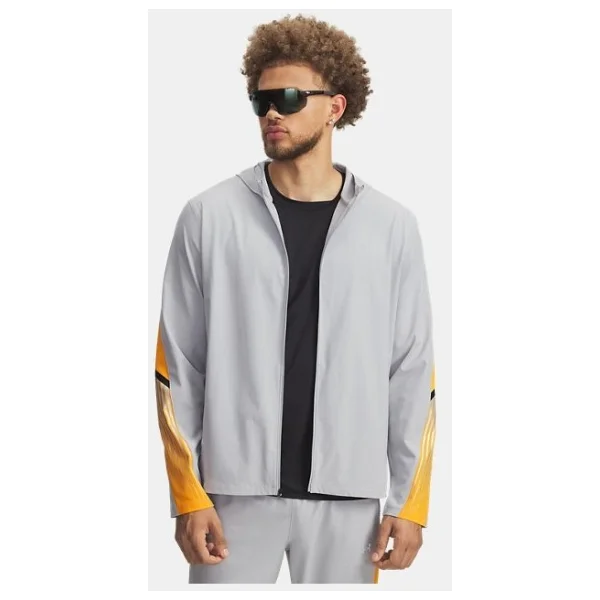 Under Armour Velociti Storm 6005900-587 Mavi Erkek Eşofman Üstü - Görsel 6