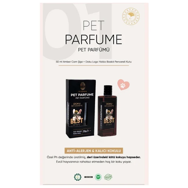 Doku Pet Cosmetic Kedi Ve Köpek Parfümü 50 Ml - Görsel 8