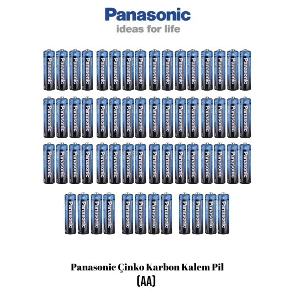 Panasonic Manganez 60'lı Aa Kalem Pil - Görsel 3