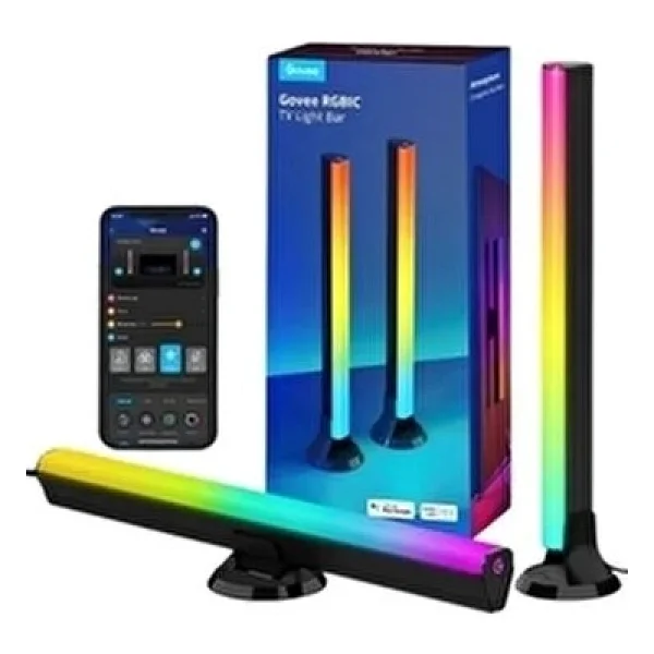 Govee Rgbıc H6046311 Flow Plus Dikey TV-Monitör Yanı Aydınlatma, Alexa, Google Asst. Wi-Fi BT 2'li - Görsel 9