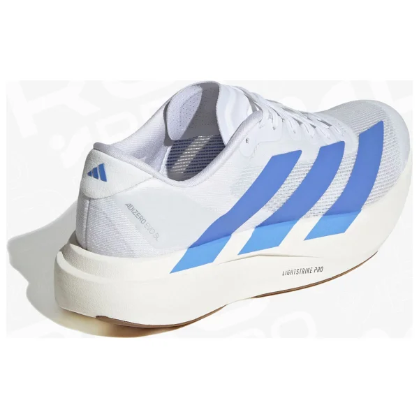 Adidas Adizero Evo Sl Js4454 Beyaz-Mavi Kadın Koşu Ayakkabısı - Görsel 3