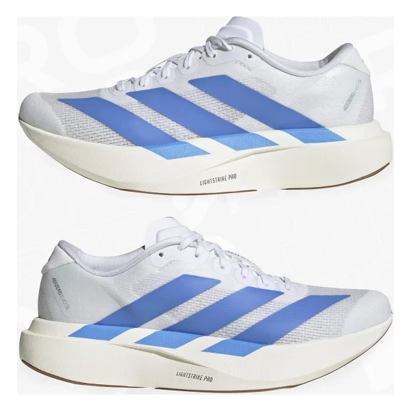 Adidas Adizero Evo Sl Js4454 Beyaz-Mavi Kadın Koşu Ayakkabısı - Görsel 6