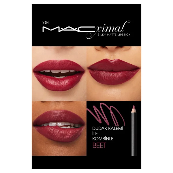 M.A.C Macximal Silky Matte D For Danger Stick Ruj - Görsel 5