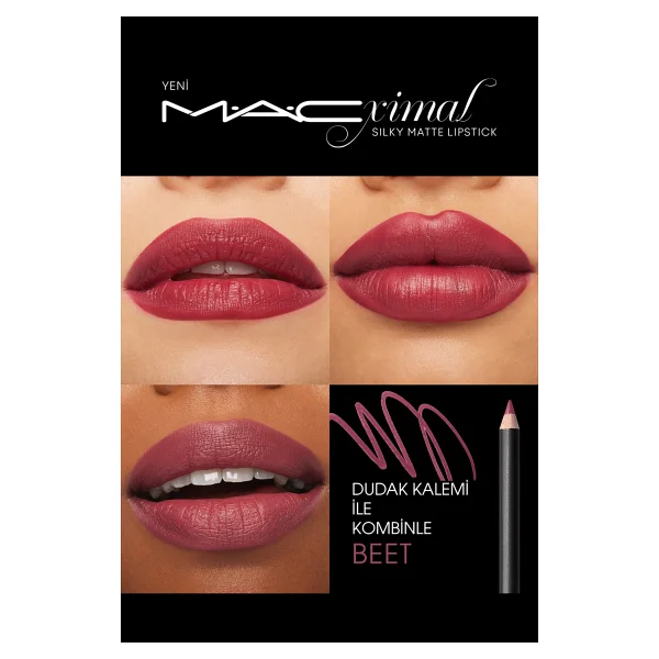 M.A.C Macximal Silky Matte Keep Dreaming Stick Ruj - Görsel 5