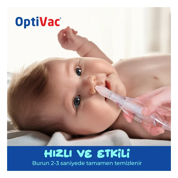 Optinell Optivac Bebek Burun Aspiratörü Elektrik Süpürgesi İle Çalışabilen - Görsel 7