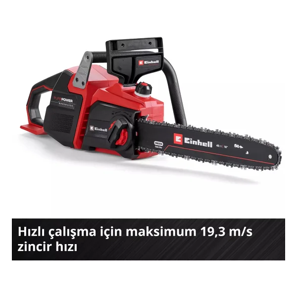 Einhell GP-LC 36/40 Li BL Dört Akülü 4 Ah Motorlu Testere - Görsel 3