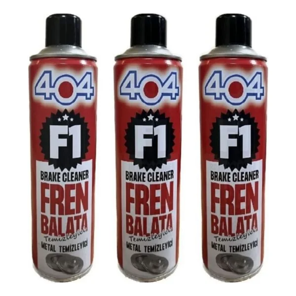 404 F1 Fren Balata Balata Spreyi 500 ml 3 Adet - Görsel 2