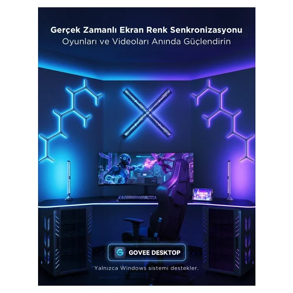 Govee Gaming Pro Aydınlatma Barları - Görsel 3