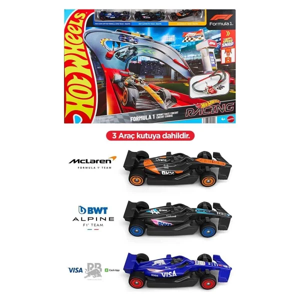 Hot Wheels F1 Temel Yarış Pisti Jdy15 - Görsel 7