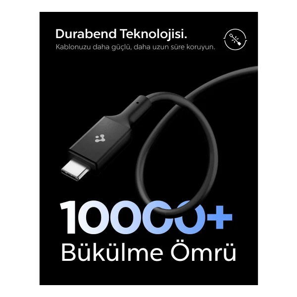 Spigen Aca09460 2 M Type-C To Type-C Hızlı Şarj Kablosu - Görsel 3