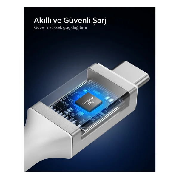 Spigen Aca08775 2 M Type-C To Type-C Hızlı Şarj Kablosu - Görsel 6