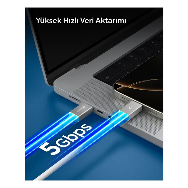 Spigen Aca08775 2 M Type-C To Type-C Hızlı Şarj Kablosu - Görsel 7
