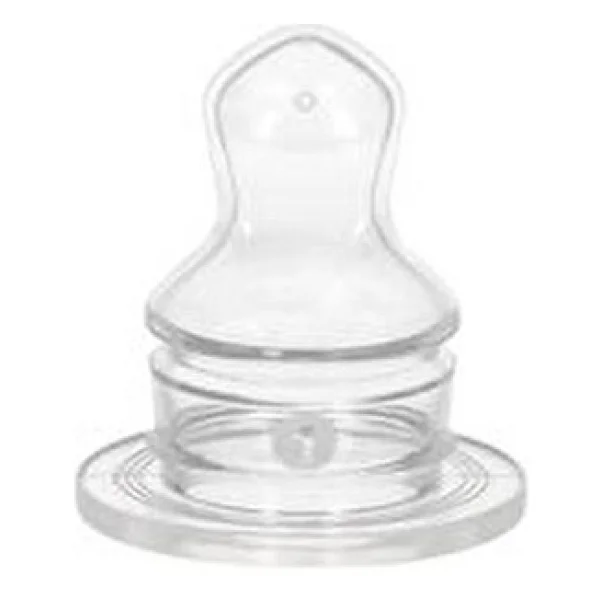 Wee Baby Silikon Damaklı Biberon Emziği Az Akış No - Görsel 2