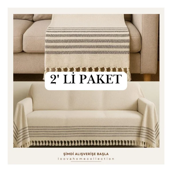 Ikea Holmvi Örtü 120x160 Cm - Görsel 3