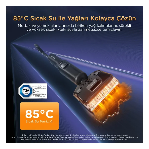 Roborock F25 Ultra Islak Kuru Dikey Süpürge - Görsel 8