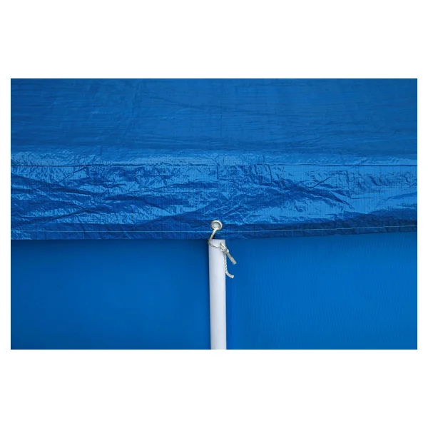 Bestway 58107 Dikdörtgen Havuz Örtüsü - 4,00 M X 2,11 M Yerüstü Havuzlar Için Mavi - Görsel 5