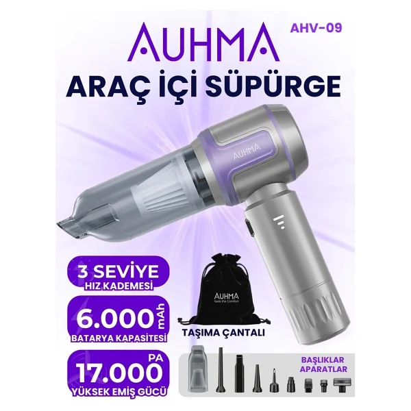 Auhma Ahv-09 Şarjlı Araç Süpürgesi - Görsel 8