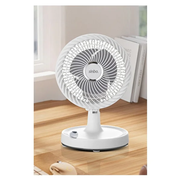 Sinbo Mini Vantilatör Masaüstü 20 W Sessiz Çalışma Özelliği İle 30 Cm Fan Çapı - Görsel 3