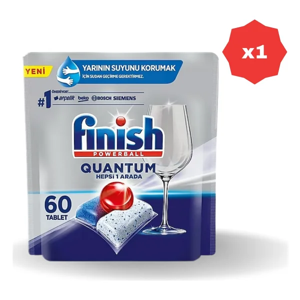 Finish Quantum Bulaşık Makinesi Tableti 60'lı - Görsel 2