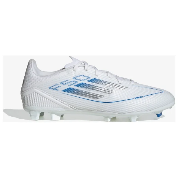 Adidas F50 League Fg/Mg Ie1293 Beyaz-Mavi Erkek Krampon - Görsel 6