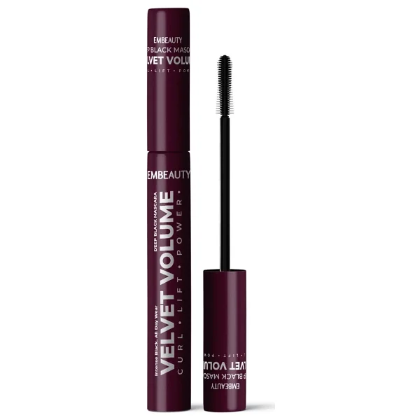 Embeauty Velvet Volume Dolgunlaştırıcı Ultra Siyah Maskara - Görsel 7