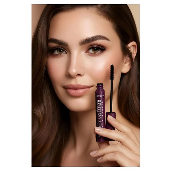 Embeauty Velvet Volume Dolgunlaştırıcı Ultra Siyah Maskara - Görsel 5