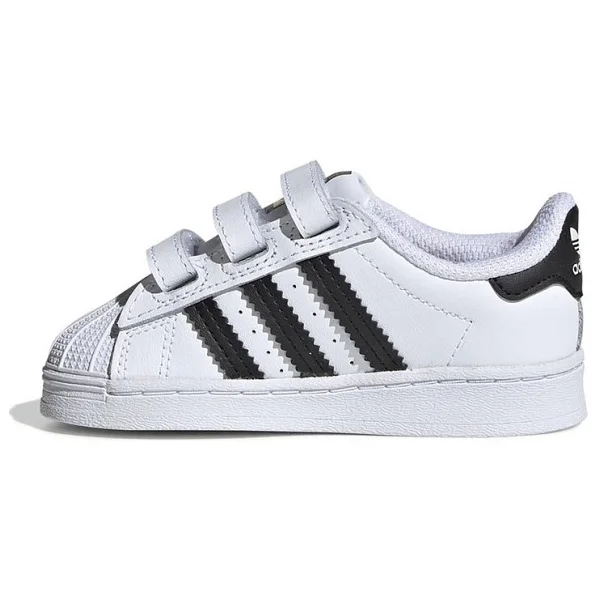 Adidas Superstar Cf I Bebek Spor Ayakkabı Beyaz-Siyah Ef4842 - Görsel 6