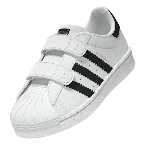 Adidas Superstar Cf I Bebek Spor Ayakkabı Beyaz-Siyah Ef4842 - Görsel 10