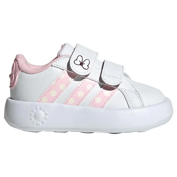 Adidas X Disney Minnie Mouse Grand Court Cf I Jr8130 Beyaz-Pembe Bebek Spor Ayakkabı - Görsel 6
