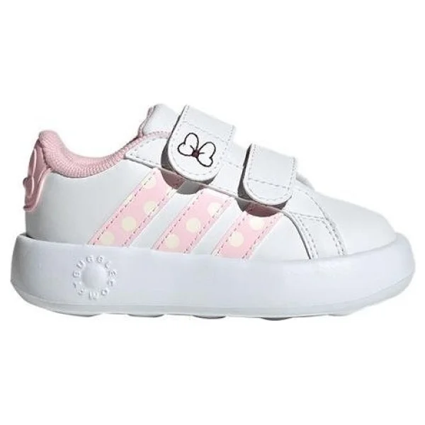 Adidas X Disney Minnie Mouse Grand Court Cf I Jr8130 Beyaz-Pembe Bebek Spor Ayakkabı - Görsel 7