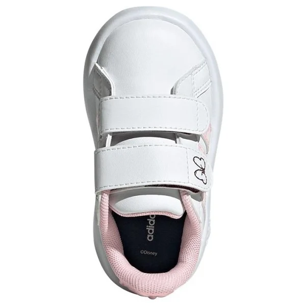 Adidas X Disney Minnie Mouse Grand Court Cf I Jr8130 Beyaz-Pembe Bebek Spor Ayakkabı - Görsel 8