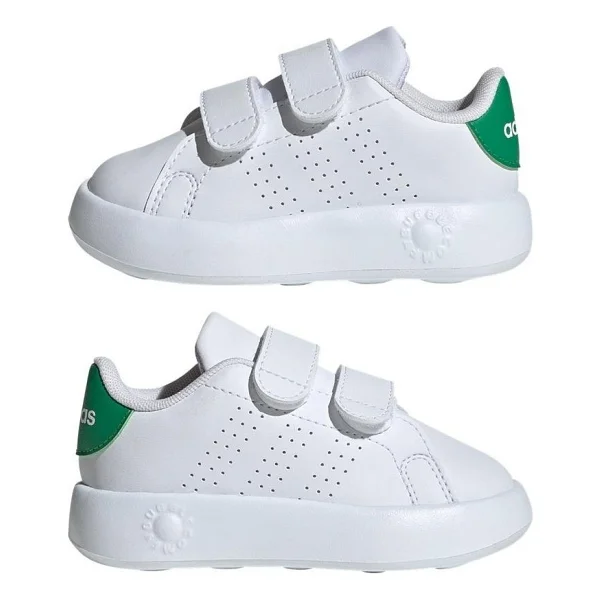 Adidas Advantage Cf I Id5286 Beyaz-Yeşil Bebek Spor Ayakkabı - Görsel 8