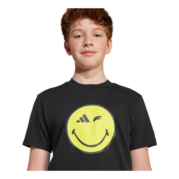 Adidas X Smileyworld Graphics Kısa Kollu Bisiklet Yaka Çocuk Tişört - Görsel 9