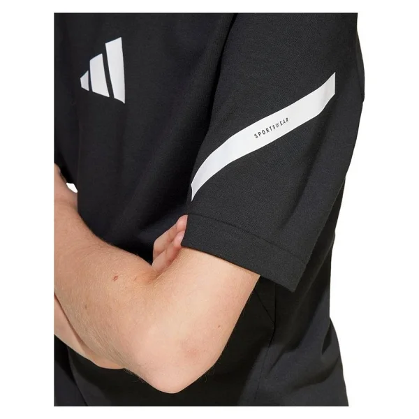 Adidas Z.N.E. Jd0017 Siyah Kısa Kollu Bisiklet Yaka Çocuk Tişört - Görsel 4