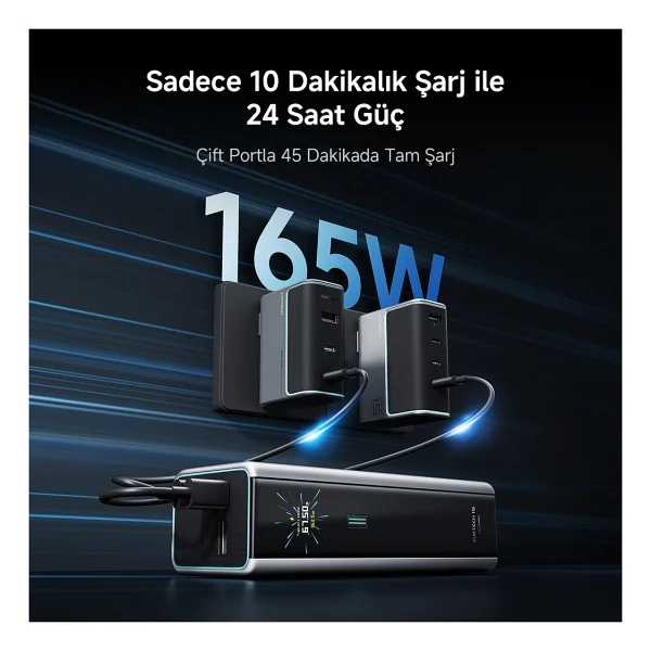 Cuktech 15 Ultra 20000 mAh Hızlı Şarj Powerbank - Görsel 4