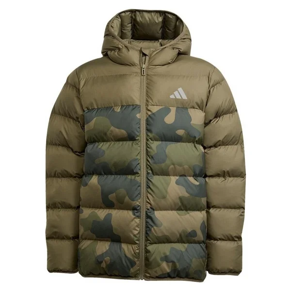 Adidas Synthetic Down Allover Print Kapüşonlu Çocuk Şişme Mont - Görsel 7