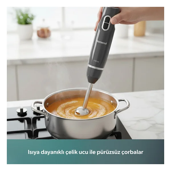 Homend Handmaid 1936h 1700 W Blender Seti - Görsel 2