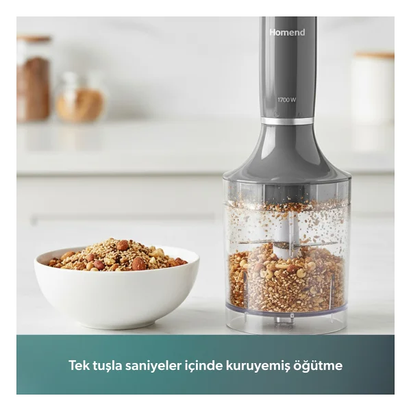 Homend Handmaid 1936h 1700 W Blender Seti - Görsel 4