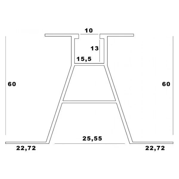 Matech Solar Panel Montaj Profili - Alüminyum (60cm) - Gri - Görsel 3