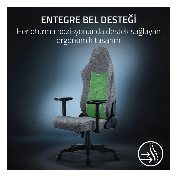 Razer İskur V2 X Açık Gri Oyuncu Koltuğu - Görsel 6