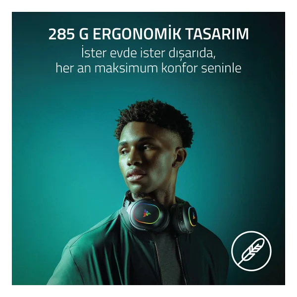 Razer Barracuda X Chroma RGB 7.1 Kablosuz Kulak Üstü Oyuncu Kulaklığı - Görsel 9