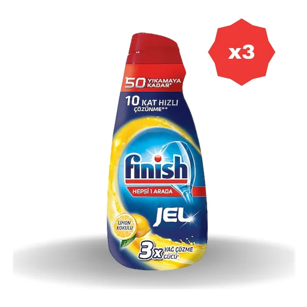 Finish 3 Adet Finish H1a Jel Limon 1 Lt - Görsel 2